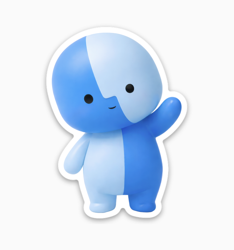 Lil Finder Guy — Fan-concept sticker, by Basic Apple Guy